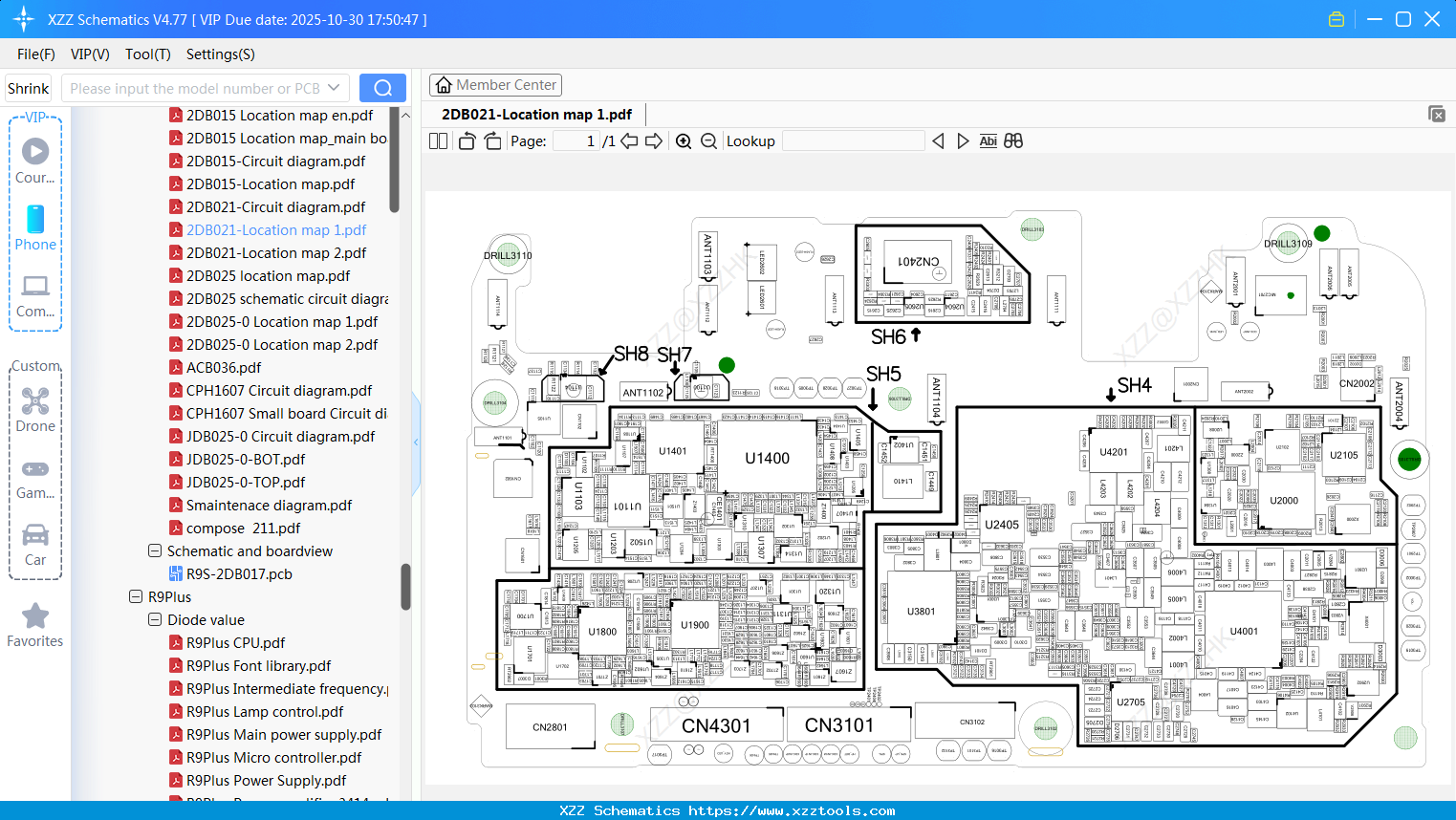 OPPO 2DB021-Location Map 1